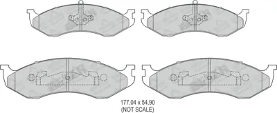 BESER 4182 On Fren Balatası Carnıval 99>01 / Cherokee 84>01 Grand Cherokee 98> Wrangler 91>08