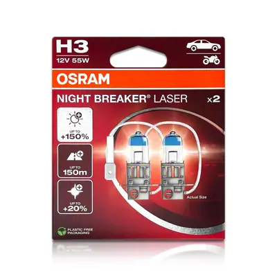 OSRAM 64151NL-2HB 64151nl-2hb 55w 12v Pk22s 5x2trqr2bosram