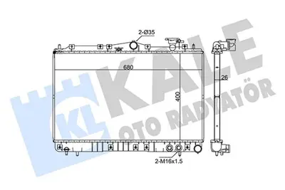 KALE 349270 Motor Radyatoru 