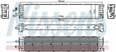 NISSENS 606401 Radyatör Vw Interkol A4,A5,A6  2.0  Tdi 2016> 8W0145804A