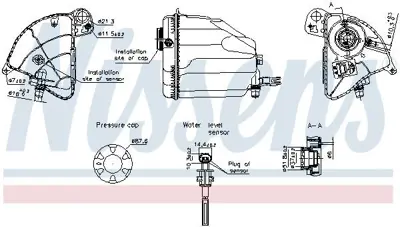 NISSENS 996358 Yedek Su Deposu Bmw N47 N57 N54 B47 F10 F01 F07 F11 F12 F13 F06 17137647283