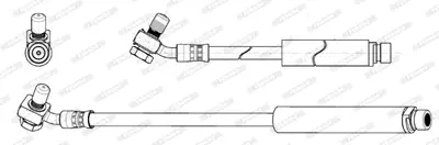 FERODO FHY3331 Fren Hortumu Range Rover Sport 2.7 Arka SHB500270