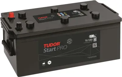 TUDOR TG1203 Aku 12v 120 Ah 680a D04 (513×189×223) Start Pro