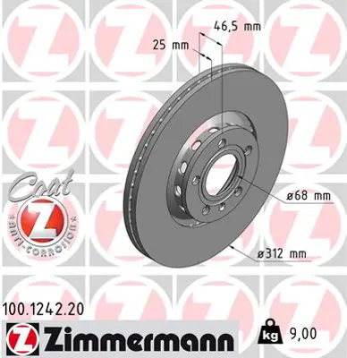 ZIMMERMANN 100.1242.20 Fren Diski (Tek) Ön Vw Passat 1.6-1.9tdı-2.0-1.8t 00-5.05 A4 01 A6 97superb 02 Exeo 09 312x25x10dlxhavalı X 986479057-Df4262s 100124220 110078 1155230039 1155230039PD 142078 1618884680 186758 230726C 23960 24012501371 24032501371 24801V 24801X 2588401 30923960 360406001600 360406001601 360406001602 360406001605 562383CH 562383J 562383JC 562383JC1 672593 735012 800726C 9004903J 92106105 986479057 9869011 986901X 9869075 ADV184318 BAR25137 BD4065 BG3657 BG3657C BS5010 BS5010B BS5010HB