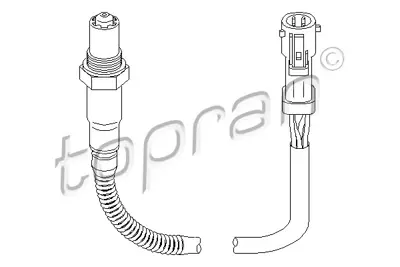 TOPRAN 302377001 Oksıjen Sensoru Focus 1.4 16v   1.6 16v 98>04 Galaxy 2.0   2.3 16v 95>06 Mondeo Iv 07>14 1.6 Tı Focu 108273 181724 1998273 21383 258006155 258006179 258006318 383 466016355012 50921383 570061 570061A 6PA358066251 702604640 77253 90074 90074A2 90074HQ 90131 90131A2 95801 ADM57067 DOX0150 DOX2004 ES2002512B1 ES2015112B1 EX0002 LEB528 LS140030 LS140038 OSB466P OSF424P XLS1005