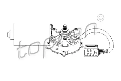 TOPRAN 401533001 Silecek Motoru On (Sası No: <f619720) C-Class W202 93>00 S202 94>00 10919848 148990010 19848 258044 403877 460121 460121A WPM9031