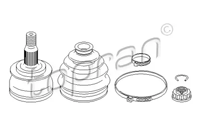 TOPRAN 401686001 Aks Kafasıon Sağ Sol  A-Class W169 04>12 B-Class W245 05>11 12141454 144980007 151590 20018980 24558 302015100324 607590 635012 635014 77ME1009 899037 CT1073 CW2522 GME6700K KME670