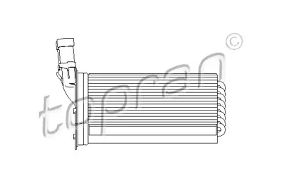 TOPRAN 721419001 Kalorıfer Radyatoru Partner Berlıngo 1,9d   2,0hdı 97>08 P306 Xsara Xantıa Zx 1,6 1,8 2,0 1,4 Hdı 1, 19321 207B05 207M12 54308 62919321 669529 71156 812044 CN6082