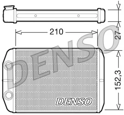 DENSO DRR09073 Fıat Bravo Iı Kalorıfer Radyatoru 77364969 FT6395