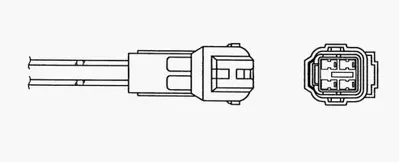 NGK 94615 Oksıjen Sensoru Oza669 Ee50 Suzukı Swıft 05> Sx4 06> 2269030R00 855372 176 DOX0329 1821362J12 MD128262 65422317 8946553180 36532RGAJ01 8946543120