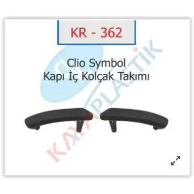 KAYA KR-362 Kapı Ic Kolcak Takımı < Sıyah > Symbol 809603577R