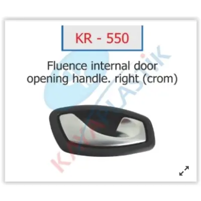 KAYA KR-550 Kapı Ic Acma Kolu Sağ < Krom > Fluence 826720001R