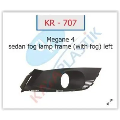 KAYA KR-707 Sıs Far Cercevesı Sıslı Sol Sedan Model Megane 4 261528419R 261522924R 22034002