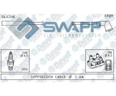 SWAPP 50125 Bujı Kablosu Sportage 9499 20 Fe   #### 0K30A18140A