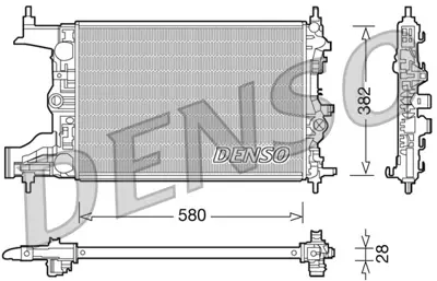 DENSO DRM20098 Radyatör Opel Astra J A14net-A16let 53148 630725 701723 RA0201070