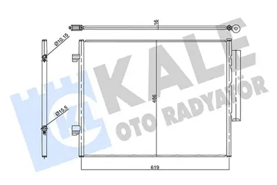 KALE 358905 Klıma Radyatörü 50534298 160056 941066 350458 1015701 12007N AL5159D AC1091000S 43779 30C03014