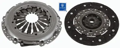 SACHS 3000951666 Debriyaj Seti Rulmansız Bravo Iı Doblo Iıı Grande Punto Evo Lınea Fıat 500 Alfa Mıto 14tjet 07> GM 55219388, GM 622313209, GM 55213766, GM 3000951934, GM 828405, GM 1629025, GM 20215409, GM CK10285, GM KEFI17R, GM FIS2078