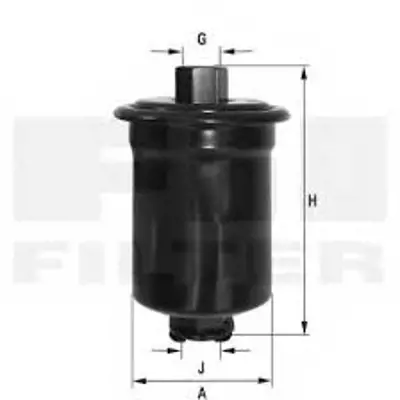 FIL FILTER ZP8056FM Yakıt Filitresi Toyota GM 2330079015, GM MB868463