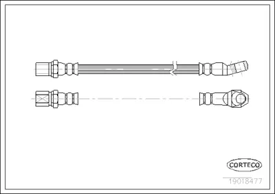 CORTECO 19018477 Fren Hortumu 6T46194 FHY2320 LH2069 PHD105 PHD281