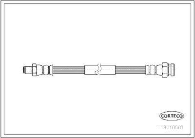 CORTECO 19018661 Fren Hortumu 6T46063 LH1144 PHB178