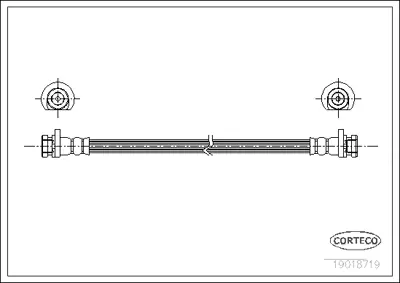 CORTECO 19018719 Fren Hortumu 1987476071 1987476525 218E666E01 221E666E01 6T46388 FHY2296 LH3238 LH6375 PHA258 PHA506