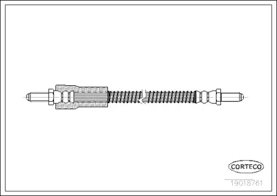 CORTECO 19018761 Fren Hortumu, Alfa Romeo 164 Land Rover Range Rover I (Ae, An, Haa, Hab, Ham, Hbm, Re, Rn) 2.4 Td 4x4 (86 - 90) 1987476595 423E527E11 440019018761 6T46397 FHY2375 LH5178 PHC193