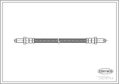 CORTECO 19018764 Fren Hortumu Rover 2000-3500 6T47208 LH1741 PHC168 T52021