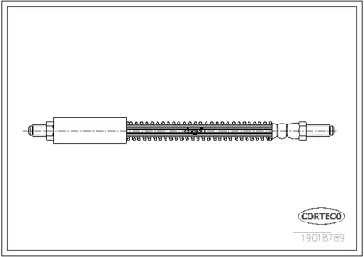 CORTECO 19018789 Fren Hortumu 6T46377 LH5141 PHC199