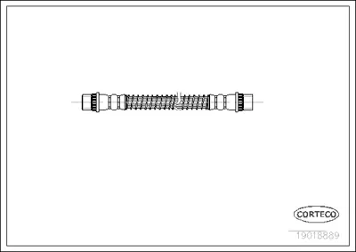 CORTECO 19018889 Fren Hortumu 195642E1 1987476674 24522901993 6T46040 FHY2090 LH0226 LH3772 PHA315