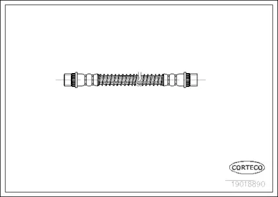 CORTECO 19018890 Fren Hortumu 11145250013 185642E1 1987476670 24522901813 6T46025 FHY2308 LH3260 LH6103 PHA370