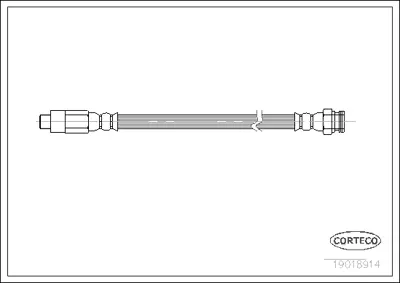 CORTECO 19018914 Fren Hortumu 6T46003 LH3642 PHA124