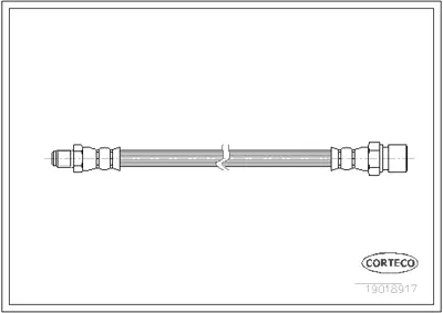 CORTECO 19018917 Fren Hortumu 1987476324 35067 6T47154 83770103503 FHY2372 LH1683 PHB210