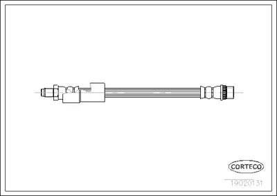 CORTECO 19020131 Fren Hortumu 1987476535 24511104053 6T46089 FHY2046 LH3286 PHA222 PHA340