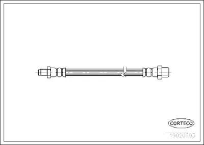 CORTECO 19020693 Fren Hortumu 24511001553 440019020693 PHA265