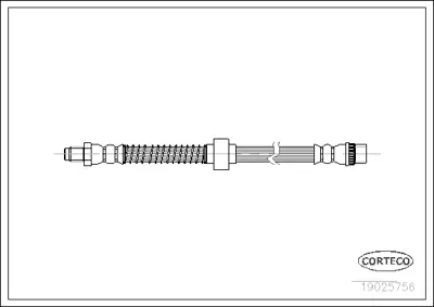 CORTECO 19025756 Fren Hortumu 16145250009 21538 24511103353 24511103363 335430E0 60921538 6T46765 FHY2123 LH0358 PHB400