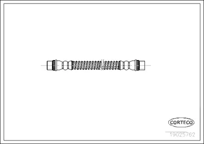 CORTECO 19025762 Fren Hortumu 1987476947 24522902513 250642E1 6T46557 FHY2261 LH0227 PHA319 SBH0175