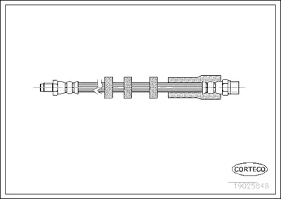 CORTECO 19025848 Fren Hortumu 1987481262 273E469E11 5145250001 83613402703 K172630F3658 K172630TG LH6294 PHB568