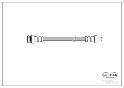 CORTECO 19025986 Fren Hortumu 195E469E01 1987476345 24515901953 LH6316 PHB453