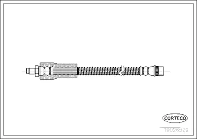 CORTECO 19026529 Fren Hortumu 16145250006 1987476859 21537 24511103213 315430E2 440019026529 60921537 6604003 6T46753 700267 FHY2115 LH0276 PHB449 T68028