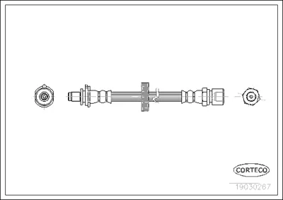 CORTECO 19030267 Fren Hortumu 210443E1 24511702053 6T47461 8145250001 FHY2459 LH0392 LH0463 LH6078 PHB339 PHB341