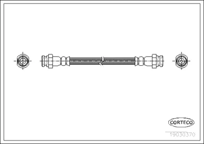 CORTECO 19030370 Fren Hortumu LH2254 PHA164