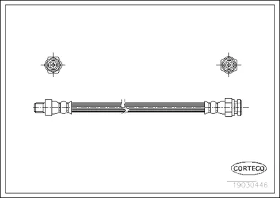 CORTECO 19030446 Fren Hortumu 6T46395 LH2262 PHB455