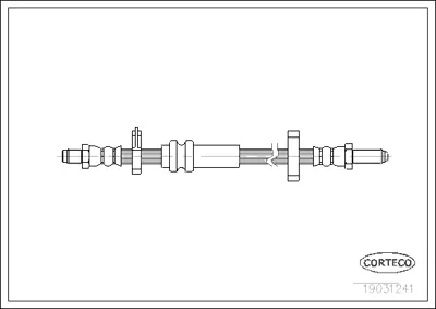 CORTECO 19031241 Fren Hortumu 440019031241 6T46251 FHY2933 PHC281