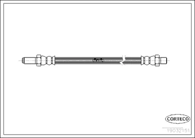 CORTECO 19032151 Fren Hortumu 440019032151 FHY2379 LH1738 PHC170