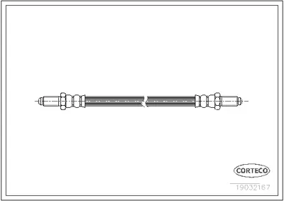 CORTECO 19032167 Fren Hortumu 440019032167 LH1715