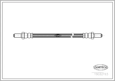 CORTECO 19032193 Fren Hortumu 440019032193 LH1646