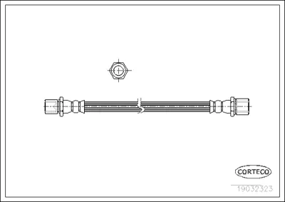 CORTECO 19032323 Fren Hortumu 1987476931 6T46446 LH3691 PHA209 PHA210
