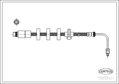 CORTECO 19032427 Fren Hortumu FHY2482 LH6237