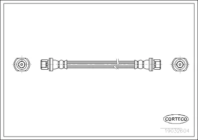 CORTECO 19032604 Fren Hortumu 1987476165 24526102913 291E666E01 6606087 6T46851 FHY2218 LH6088 PHA558