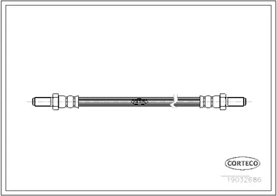 CORTECO 19032686 Fren Hortumu 1987476469 4001580 LH1647 LH1648 PHC101 PHC218